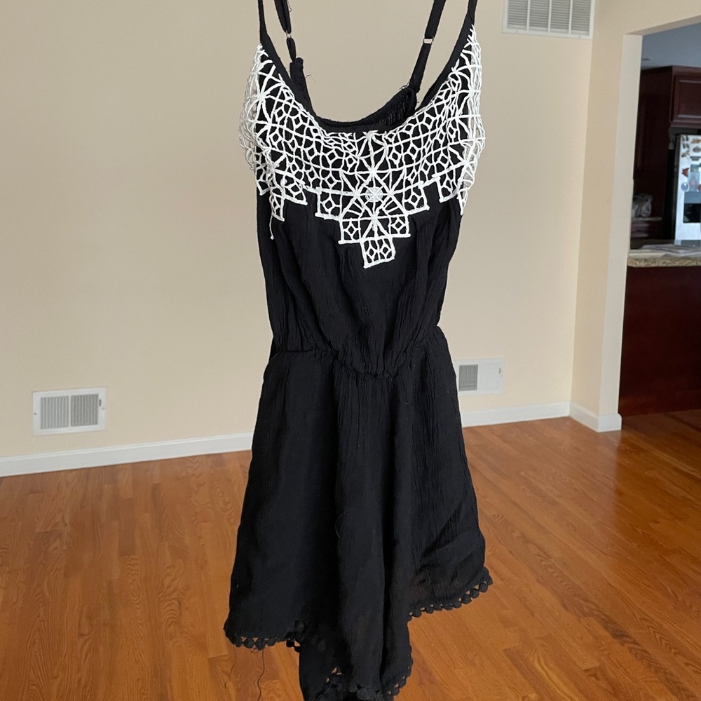 Black & White Romper, Brand: Forever 21, Size: Small
